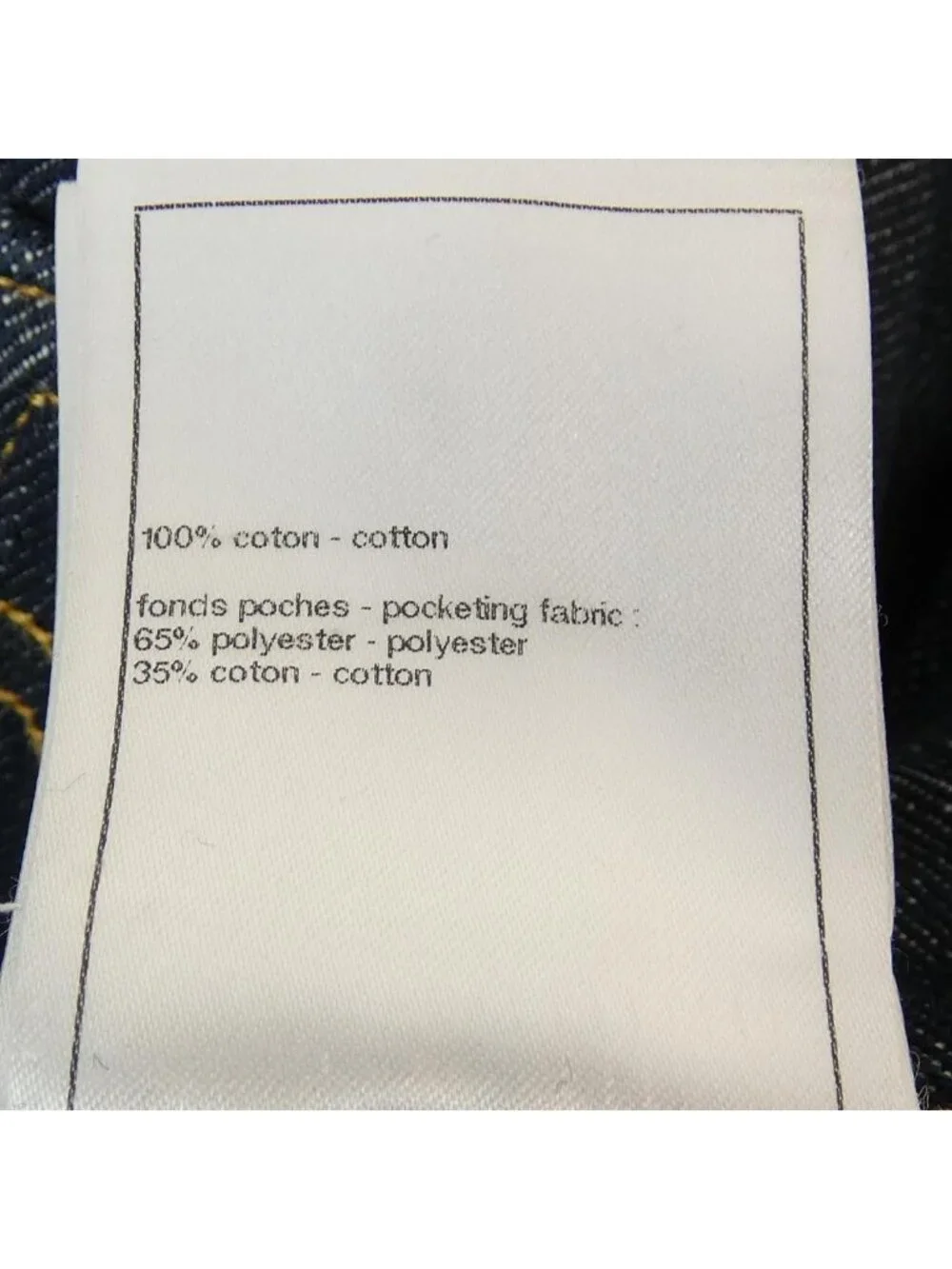Chanel Jeans Navy
